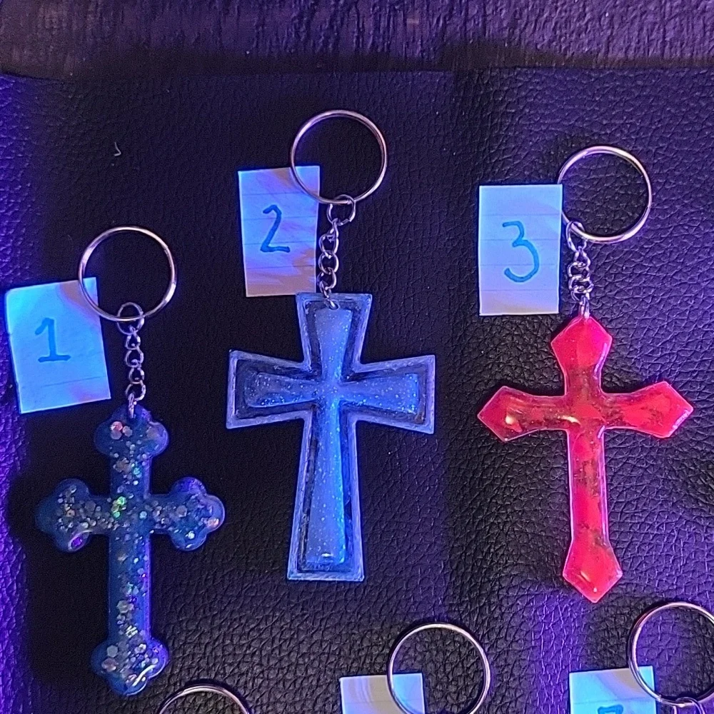 Handmade Cross Keychains - Picture 3 of 7